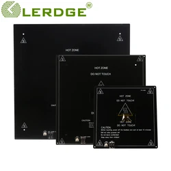 LERDGE 3D Printer Parts 3mm Aluminum Substrate Hotbed MK2A Heated Hot bed Plate Heating Platform Accessories 220mm 310mm