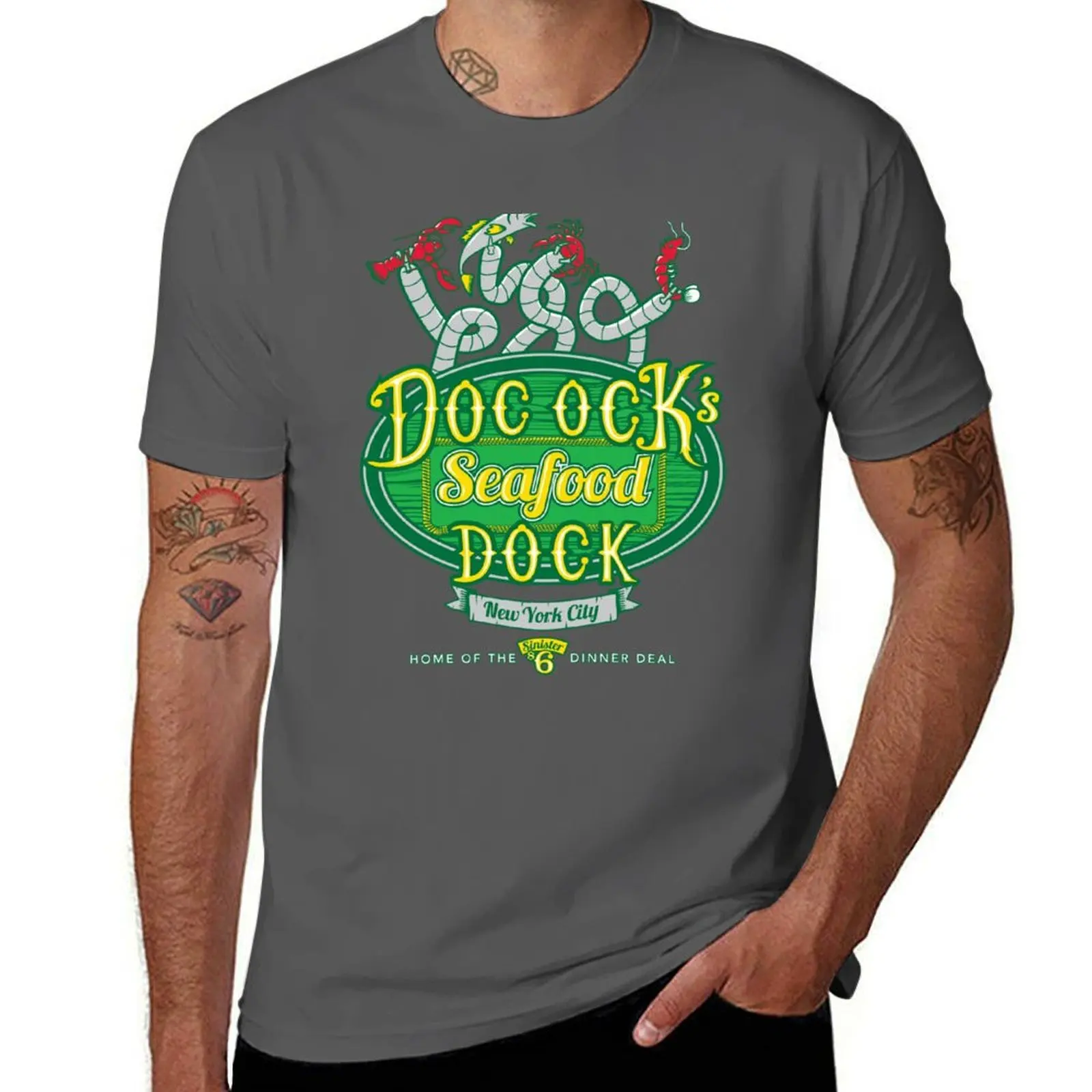 

Doc Dock Seafood Ock's T-Shirt Summer Sports Quick Dry T-Shirt