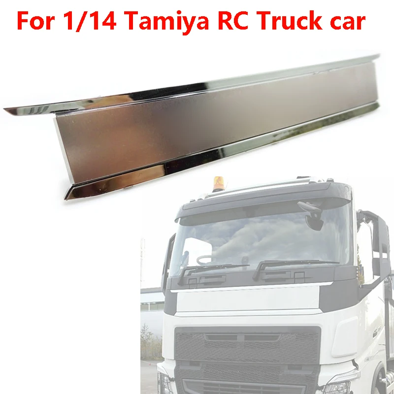 Simulation Metal Front Face Retrofit Parts for 1/14 Tamiya RC Truck Trailer Tipper Volvo FH16 750 56350 Car Diy Parts