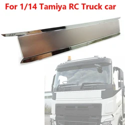 Simulation Metal Front Face Retrofit Parts for 1/14 Tamiya RC Truck Trailer Tipper Volvo FH16 750 56350 Car Diy Parts