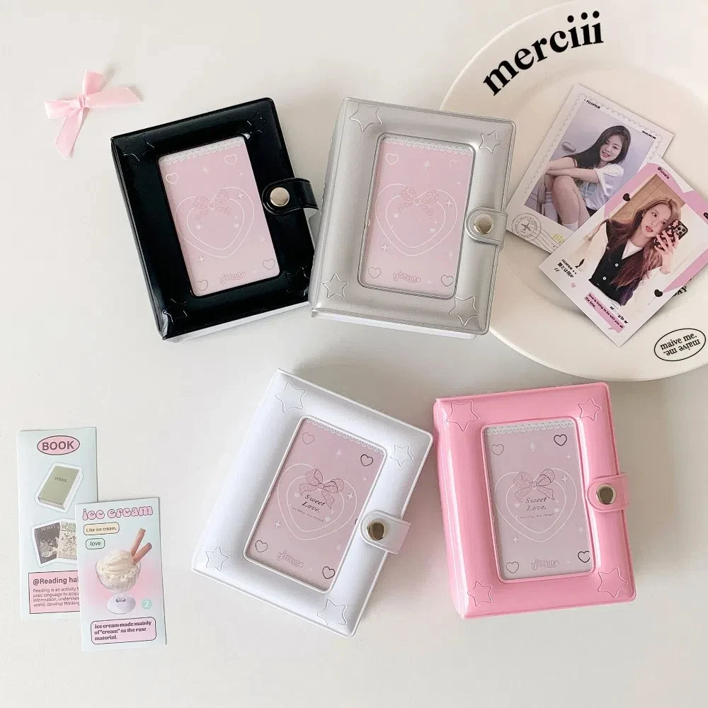 

3in ID Photo Korean Photocard Holder Decoration PVC Card Cover ID Photo Photocard Frame Picture Idol Photo Card