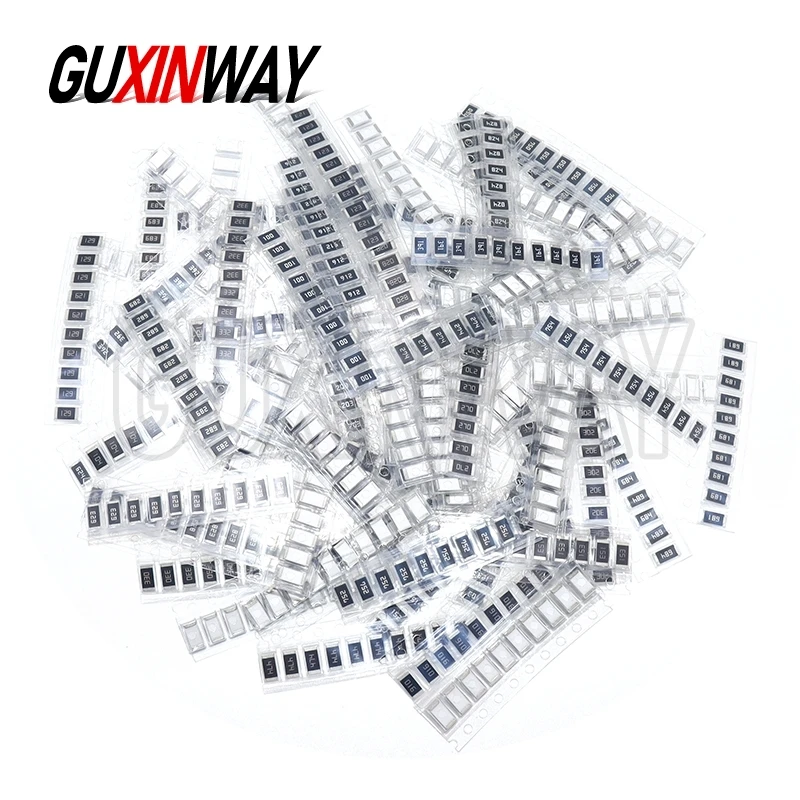 800pcs 2010 5% SMD Chip Resistor Assorted Kit 10R - 910K ohm 80values Resistance Sample Set