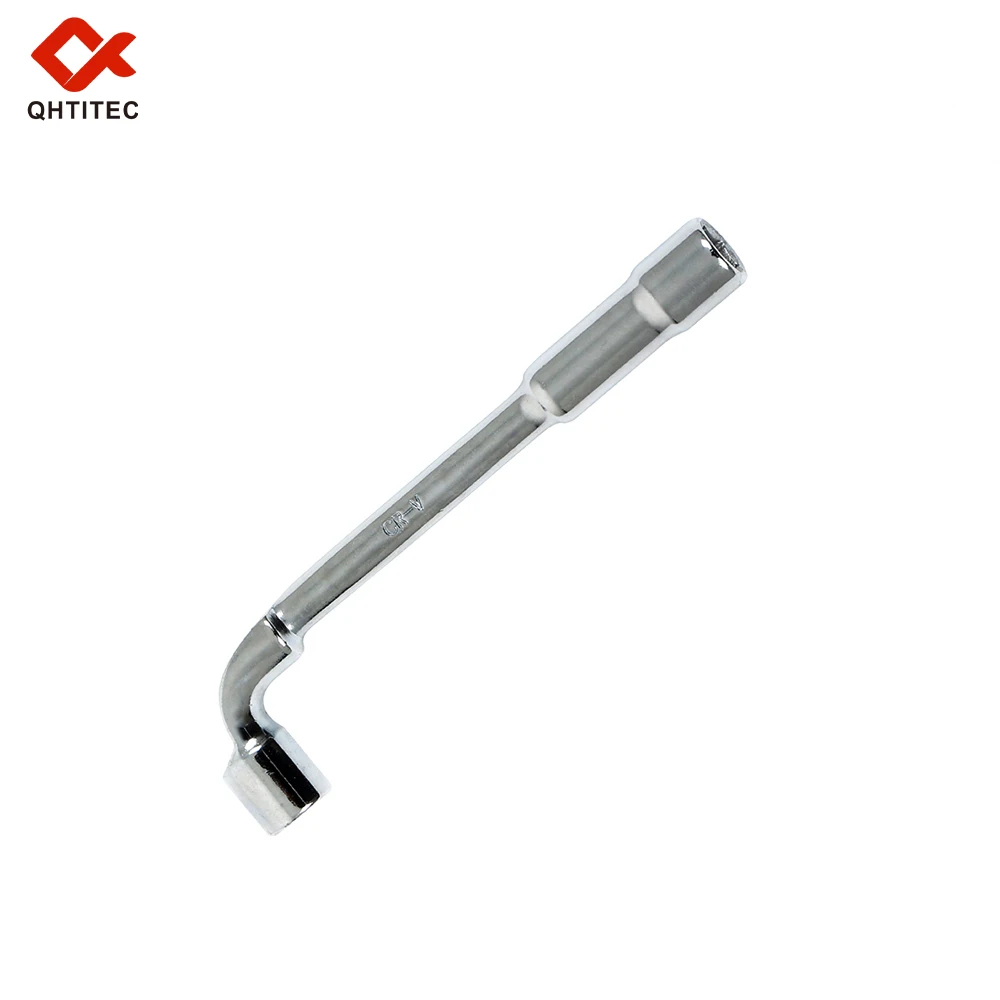 L-Type Angled Socket Wrench 6-24mm Double Ended Nut Spanner with Thru Hole Multi-functional Socket Wrench Key Tools for Mechanic