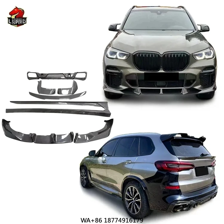 

Good Quality Wet Carbon Auto Parts 2020-2023 X5 G05 Upgrade LD Style Carbon Kit for Modified Bodykit