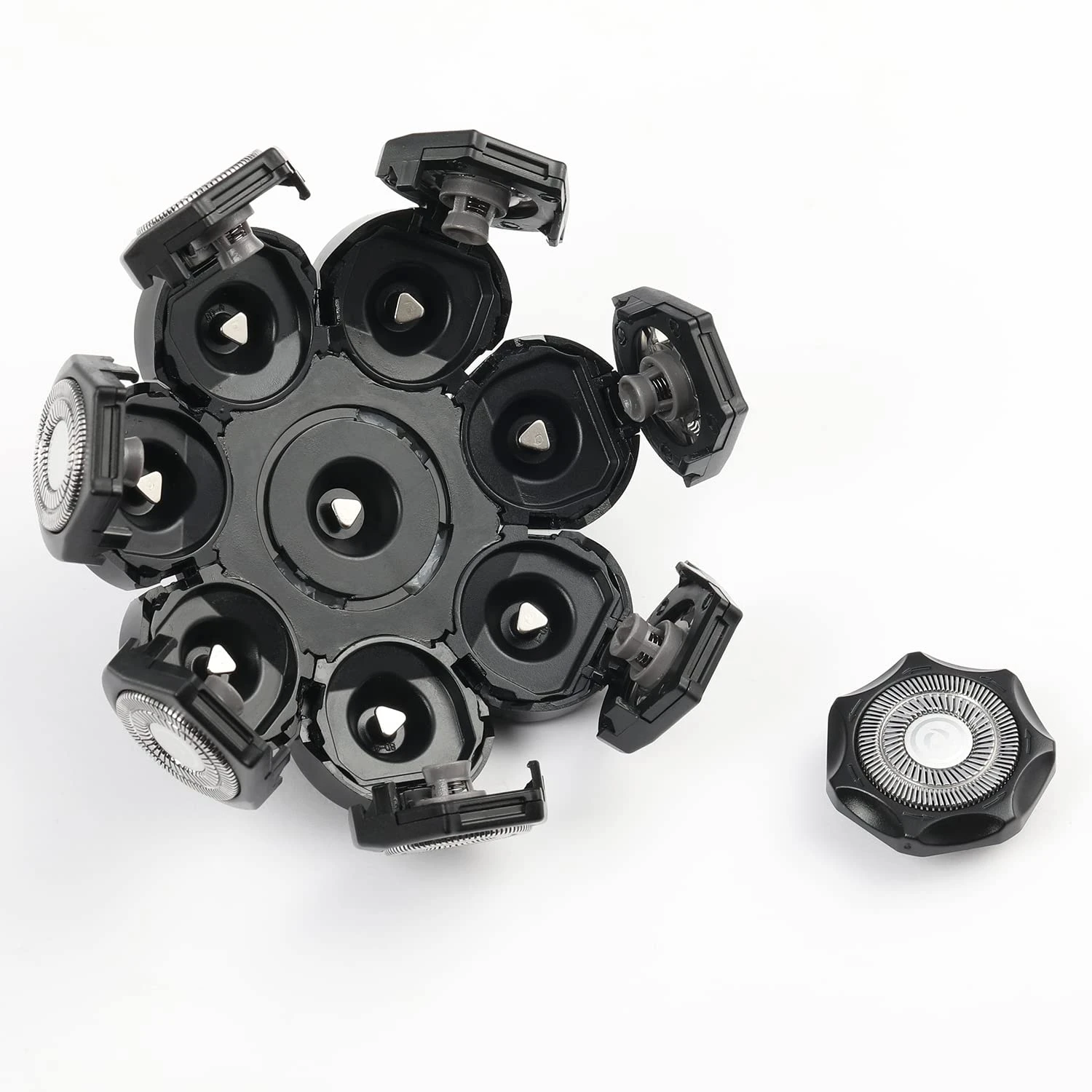 Multi-Blade Smart Razor Accessories New Men'S Multi-Function Washable Rotary Barber Shaver Razor Razor Spare Head