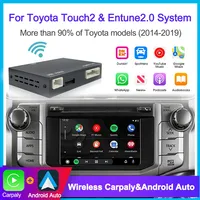 Wireless Carplay Android Auto For Toyota Touch2/Entune2.0 System for Toyota Corolla Camry Auris RAV4 Prius Highlander Car Video