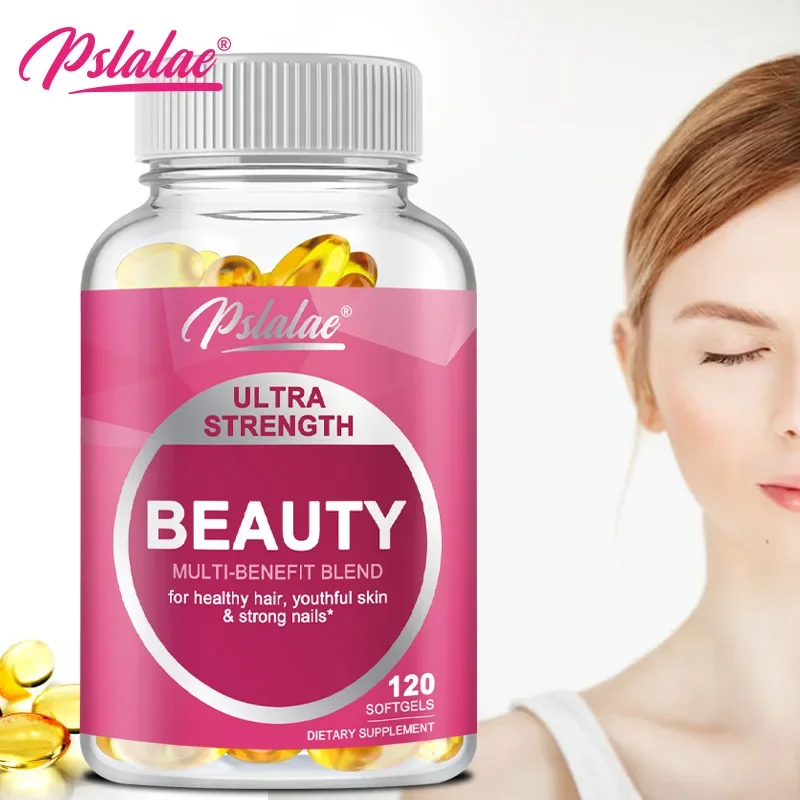 

Ultra Strength Beauty Capsules - Anti-aging, Supports Skin, Hair and Nail Health, Promote Collagen Production, Boosts Energy