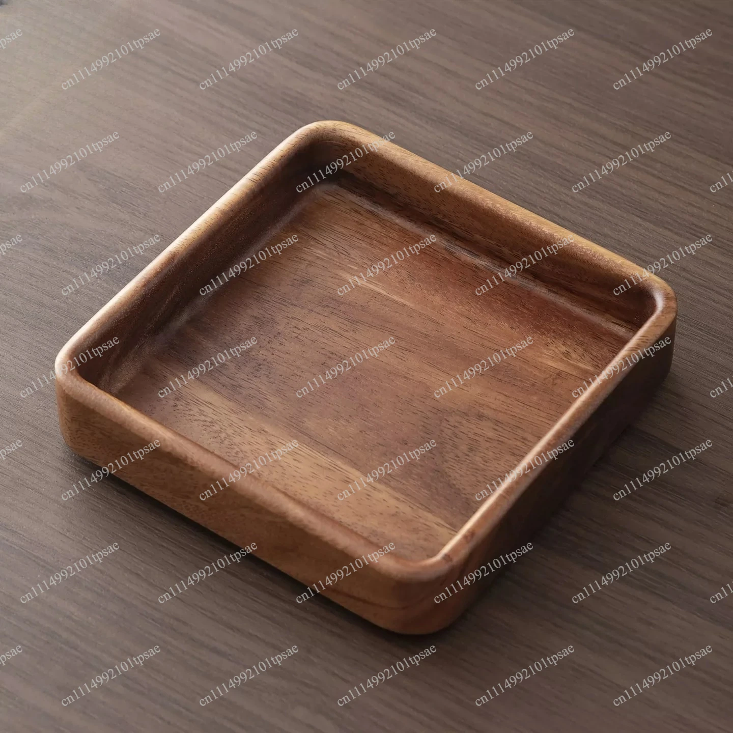 Black Walnut Wood Storage Tray Modern Afternoon Tea Dessert Organizer Living Room Desktop Dry Fruits Container Home Decoration