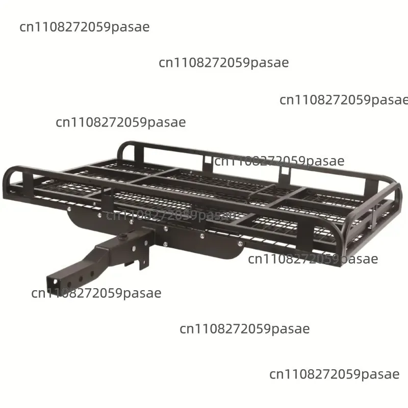 Heavy-Duty Wheelchair Carrier with Foldable Ramp, Compatible with 2-Inch Clamps