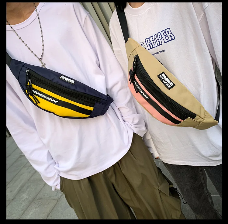 

​​2025 New Korean Fashion Unisex Oxford Waist Bag - Convertible Chest/Shoulder Messenger Pack for Outdoor Sports & Travel​​