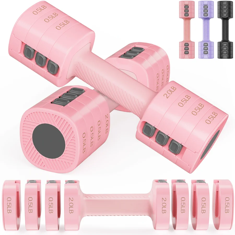 5lbs*2 Adjustable Dumbbells Se - Dumbbell Set ulasan dan harga