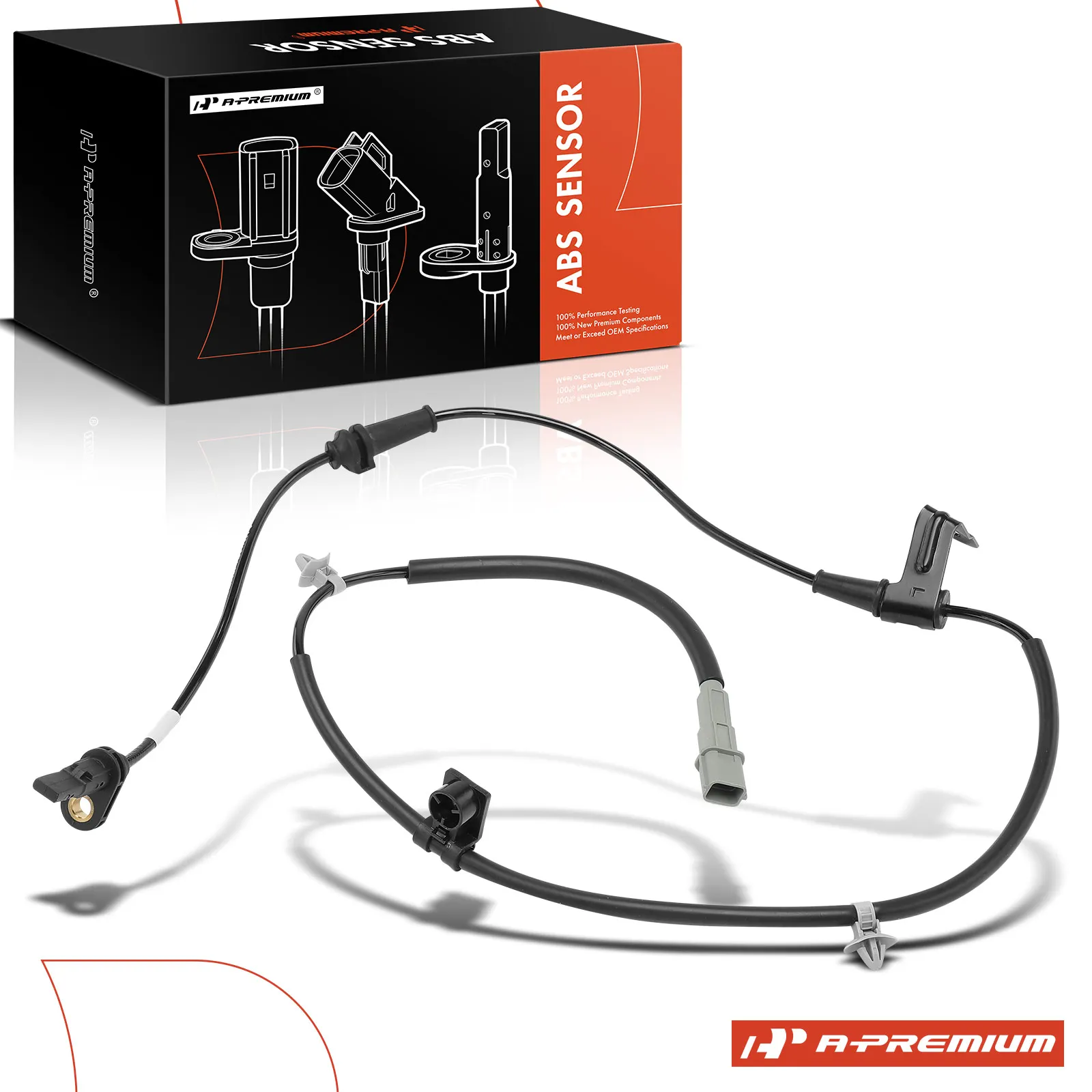 A-Premium Front Driver Side ABS Wheel Speed Sensor for Hyundai Santa Fe 2019-2020