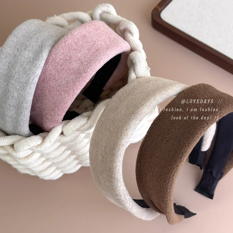 Headband Wool Wide Winter Women Elegant Volume Boosting for Makeup Face Wash Outdoor Daily Premium Comfortable Quality Durable