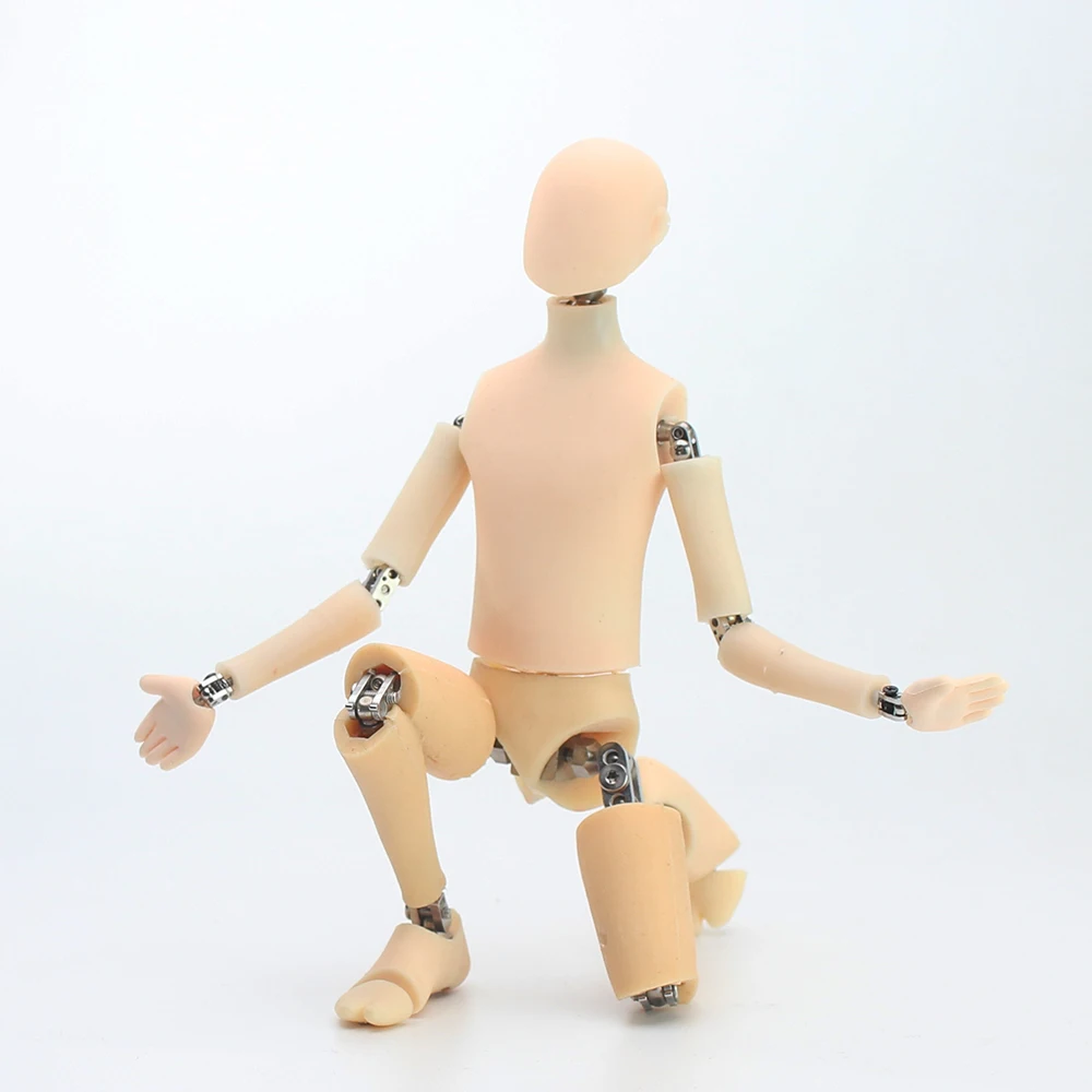 PRO 4.0 posable action figure doll body with steel ball joints and silicone or resin body parts