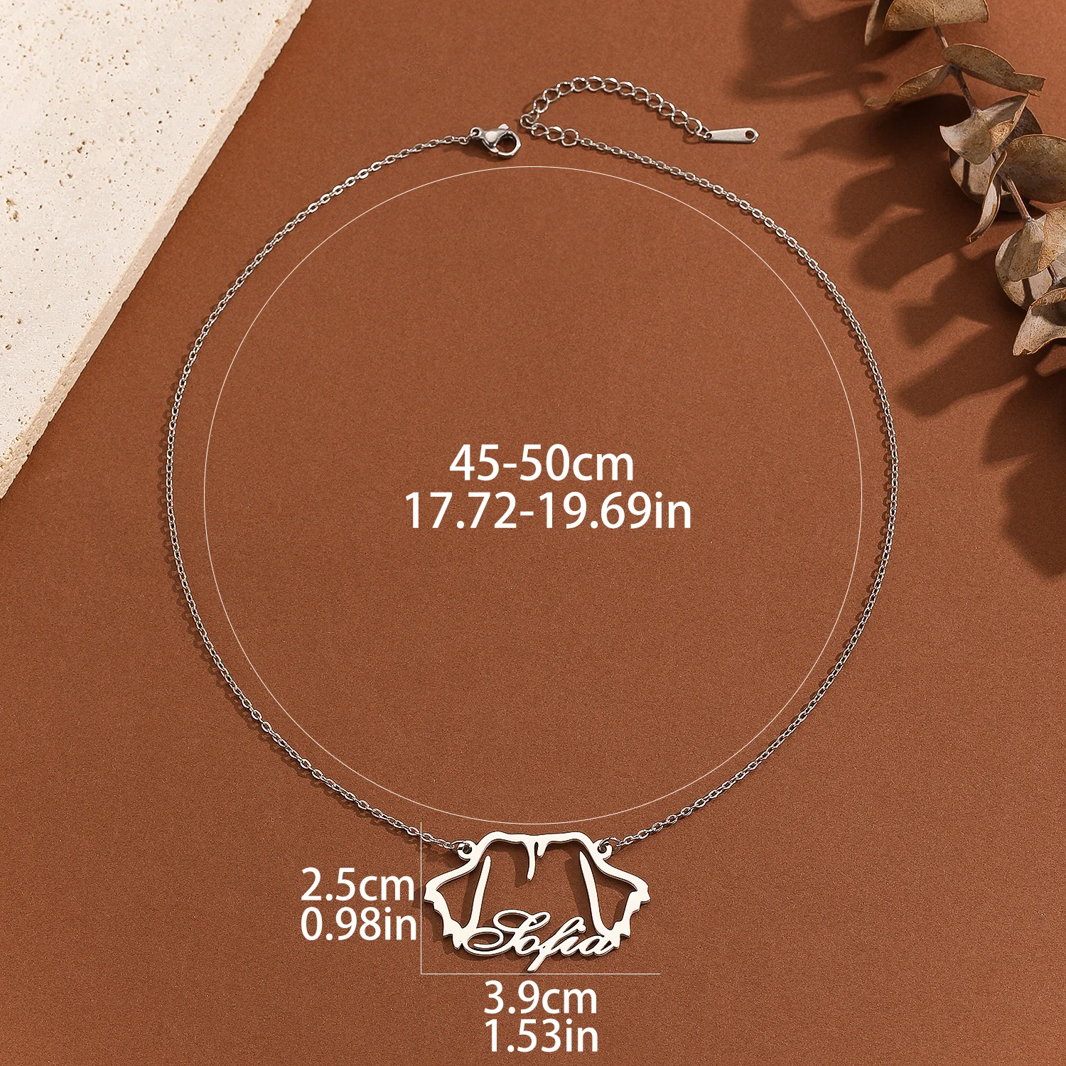 Custom Bernese Mountain Name Necklace Personalized Choker Stainless Steel Necklaces for Women Man Customized Jewelry Gift