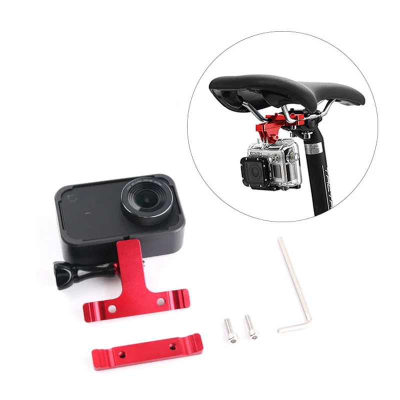 Bicicleta Seat Mount Saddle Rail para bicicleta, Sports Camera Acessórios, AKASO DJI OSMO Action 3 4 Insta360 X3, GoPro Hero 12, 11, 10, 9, 8, 7