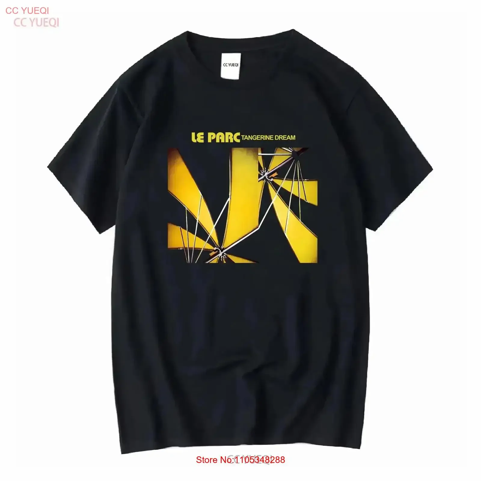 Camiseta Tangerine Dream Le Parc Central Park Cliffs of Sydney Christopher Franke vintage lavada com estampa gráfica discreta para homem