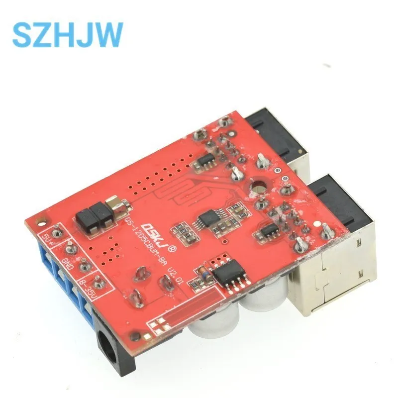 8V 35V To 5V 8A Power Supply Step-down Module 4-port Hub USB Charger Module For Android Mobile Phone Car Charger