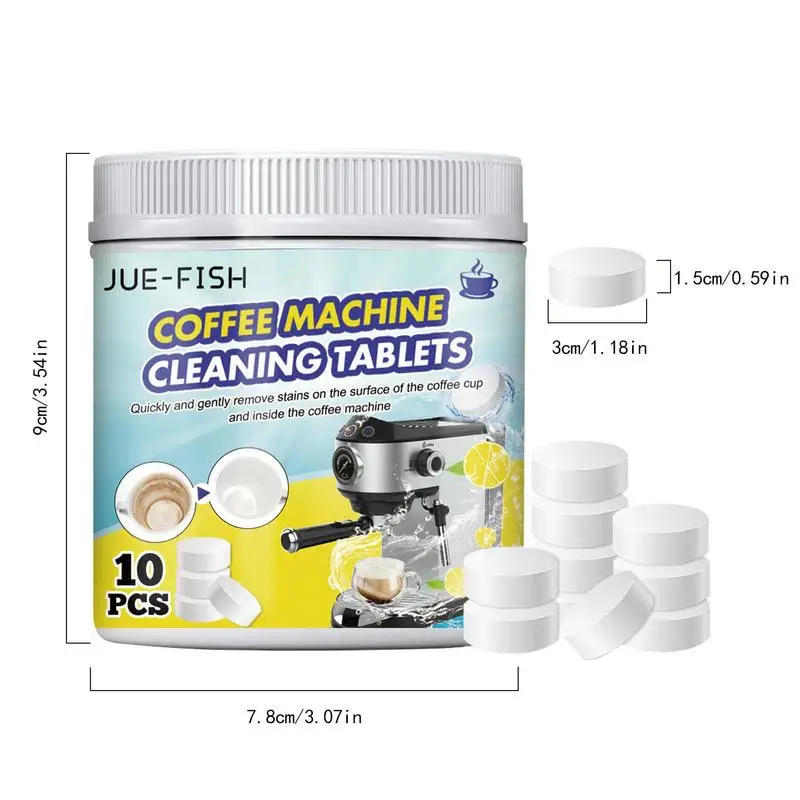 10pcs Espresso Coffee Machine Cleaning Tablet Water Dispenser Descaler Coffee Machine Cleaning Tablet For All Coffee Machines