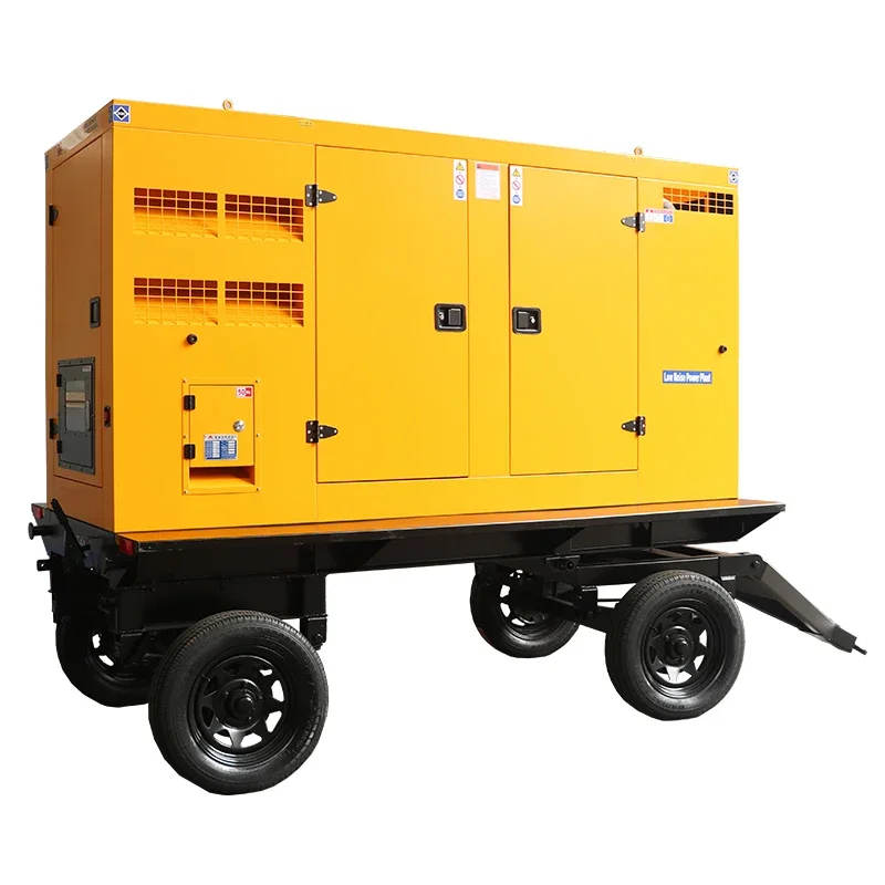 China price silent 50 kw genset with 1104A-44TG1 powered 70kw 65kva 80kva generator set perkin s diesel engine Trailer Generator