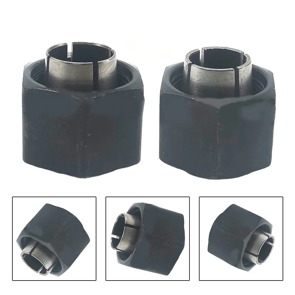 Router Router Collet 12.7mm 12mm DW616 DW618 DW621K 1pc Balck Brand New DW616M 1613 1613AEVS 1613EVS 1617 1618