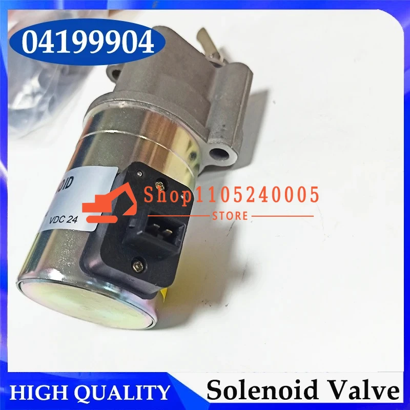 12 فولت 24 فولت 0419-9904 الملف اللولبي لإغلاق الوقود لصمام الملف اللولبي BF6M2012 BF4M2012 04199904 0419 9904