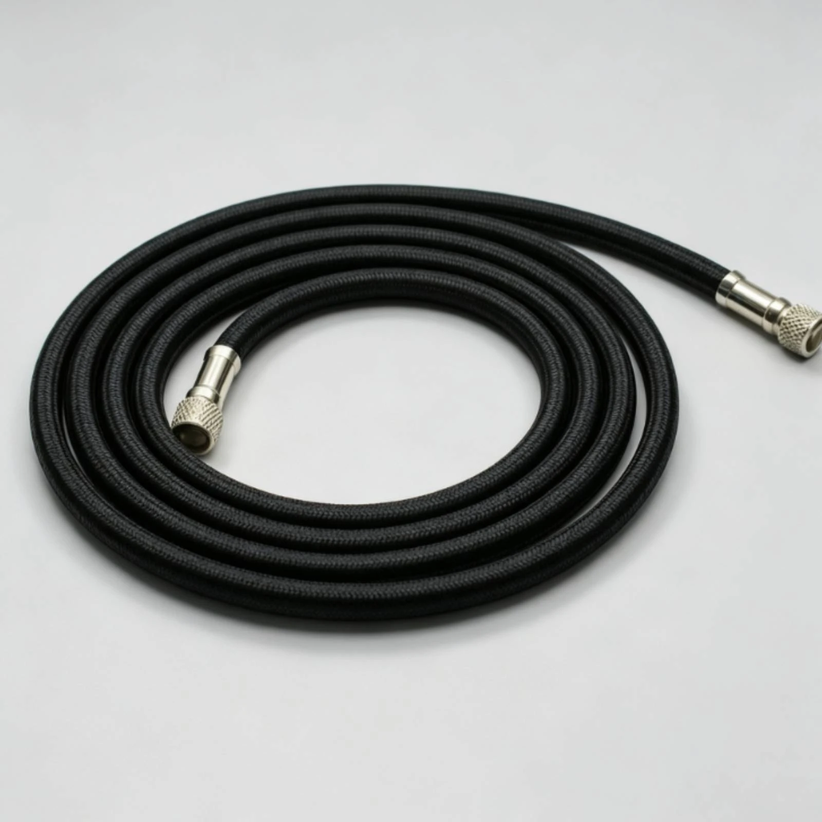 Braided Air Hose Kink-Resistant Braided Hose with Fittings Leak-Tested High-Temperature for Hobbyists, Airbrushing