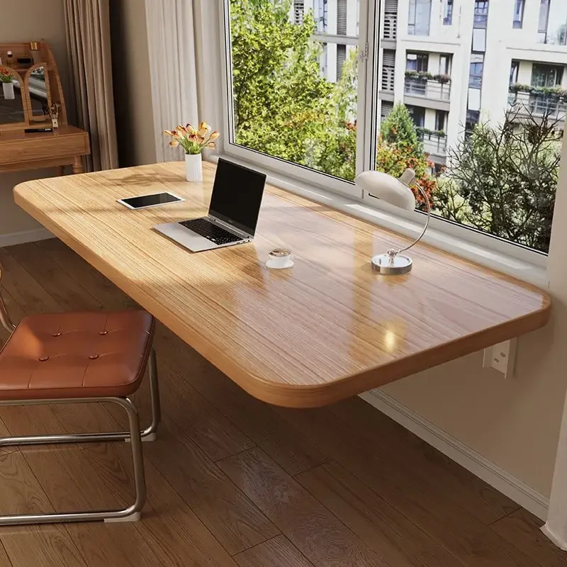 Space-saving Wall Mounted Foldable Desk for Home Office Study Waterproof Anti-fouling Panel Wall Mounted Desk for Multi-function