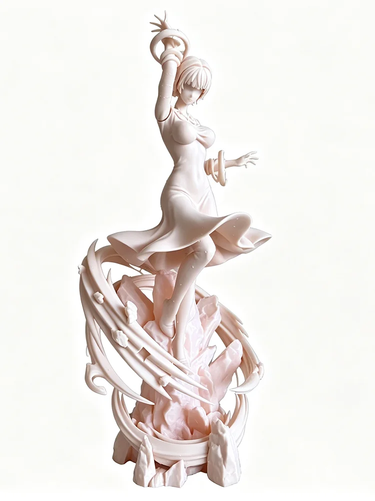 Figura de Resina Impresa en 3D de The B-Class Top Hero Emerald Psychic Surge, Modelo para Colorear y Armar, Manualidad, Regalo