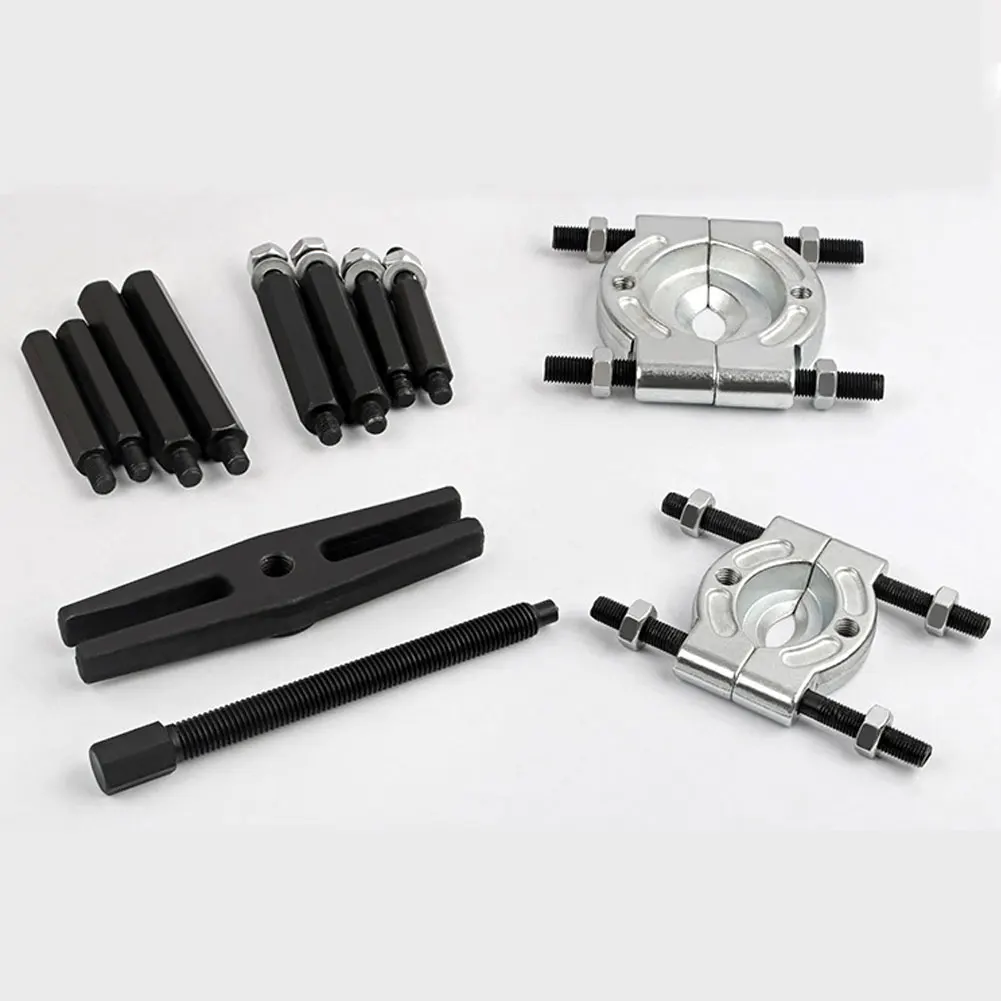 14 Pcs Separator Combination Set Bearing Splitter Mechanical Double Disc Puller Chuck Gearbox Outer Bearing Remover Tool