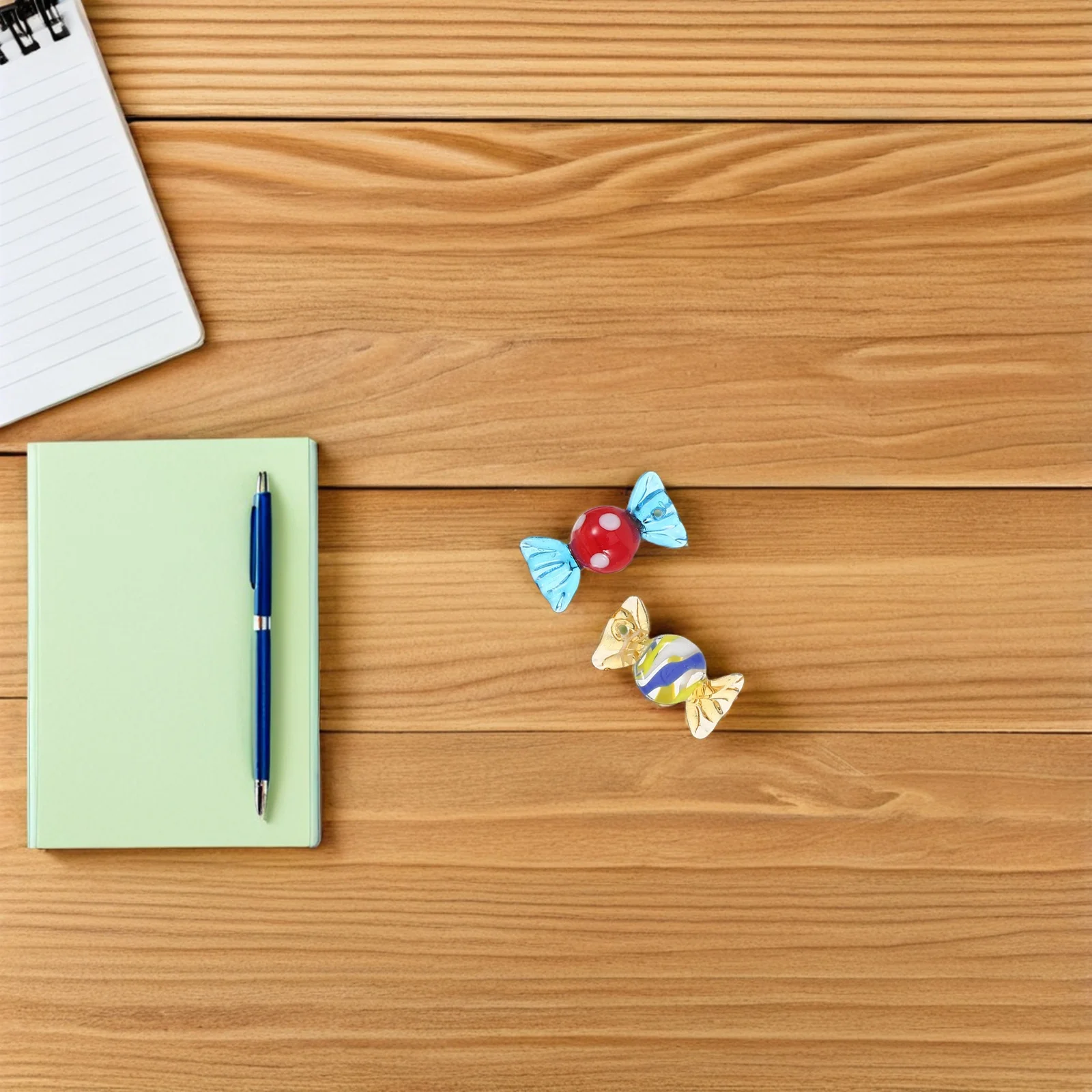 

20Pcs Glass Candy Handmade Vintage Faux Sweets Wedding Christmas Ball Candy Decor Retro Table Ornaments Fake Sweets