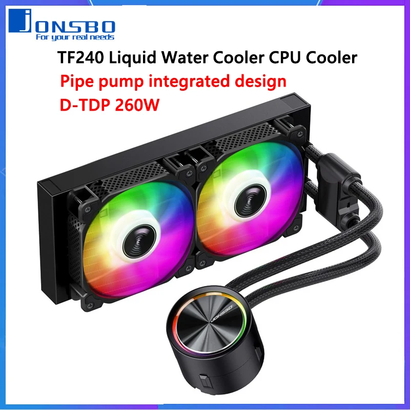 JONSBO TF240 Liquid Water Cooler CPU Cooler High Performance All-in-One Water Cooling Radiator For LGA1700 115X 2011 AM4 AM5