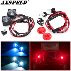 AXSPEED RC Car LED Light Headlights Taillights Spotlight for VS4-10 Phoenix VPS09007 1/10 RC Crawler Car Upgrade Parts