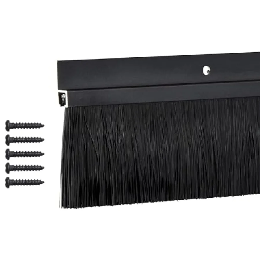 

TMH Door Sweep Brush - 2 ch Brush Door Draft Stopper, Door Sweep, Weather Stripping Door Seal