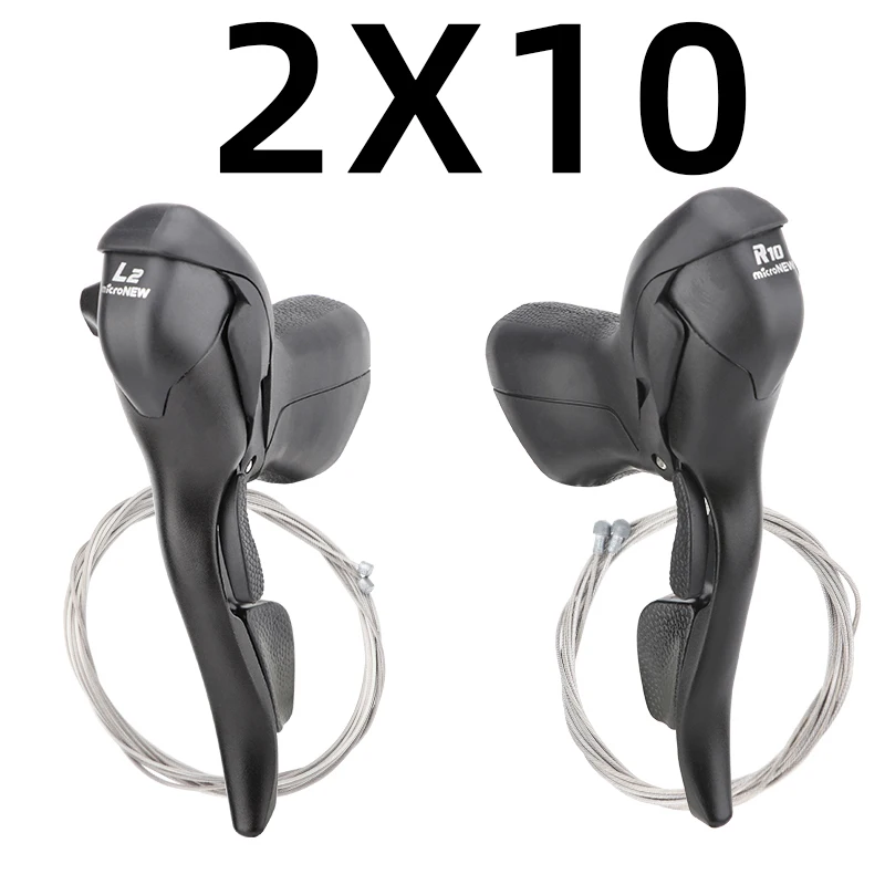 MicroNEW Racefiets Shifters 3x7 3x8 3x9 3x10 3X11Speed Remhendel Fiets 2x7 2x8 2x9 2x10 Speed Derailleur voor Shimano