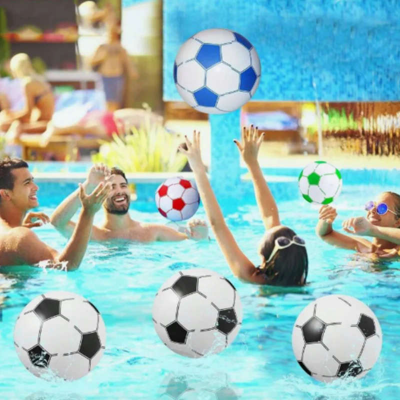 1Pc New Cross-Border Inflatable Soccer/Beach Ball/Pool Decor PVC Inflatable Ad Ball, World Cup, Water Inflatable Football