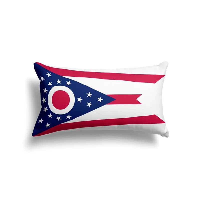 

Aertemisi 20'' x 12'' Ohio Rectangular Throw Pillow Cushion Covers Cases Pillowcases 50cm x 30cm