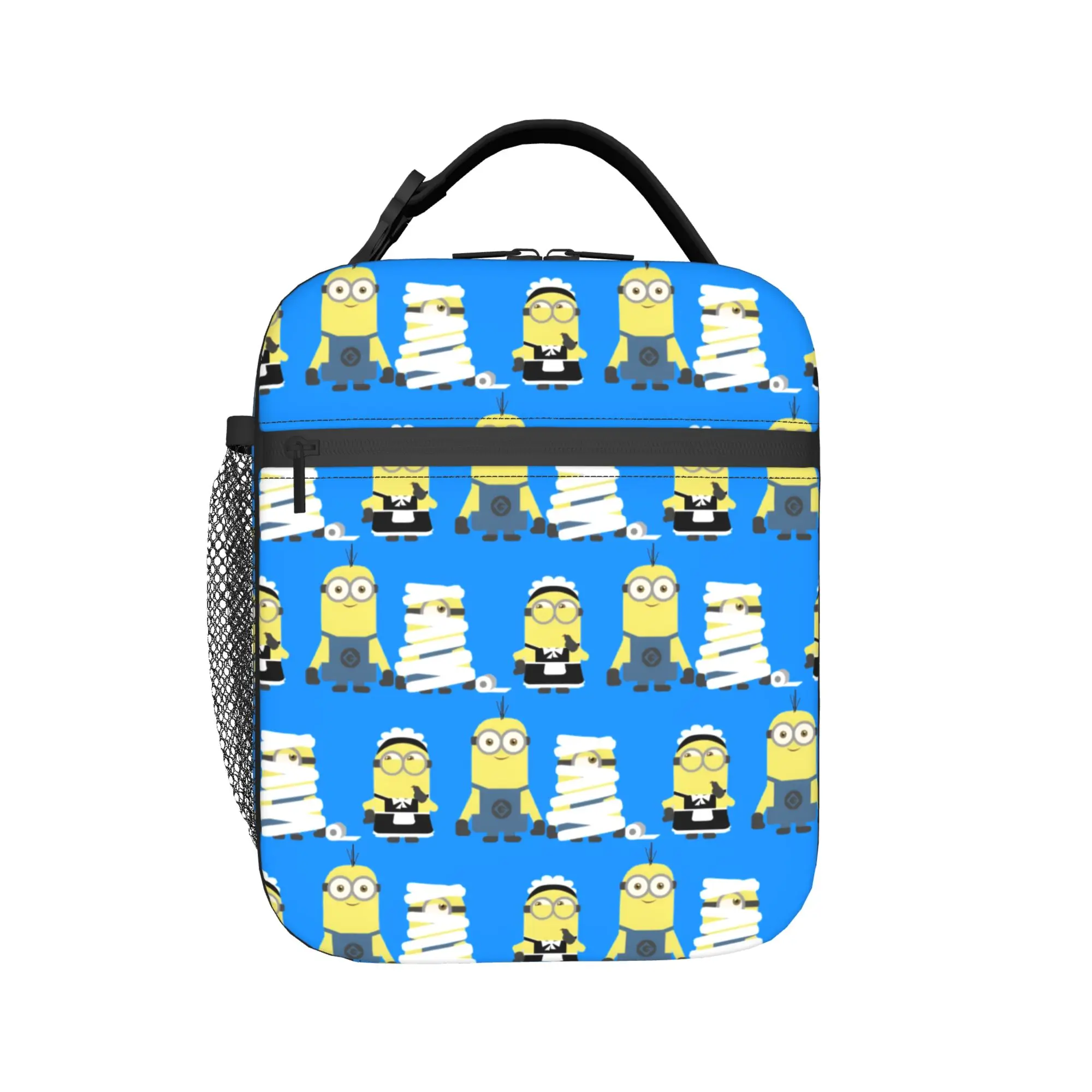 

Custom M-Miniones Lunch Bag Women Cooler Warm Insulated Lunch Box for Student School