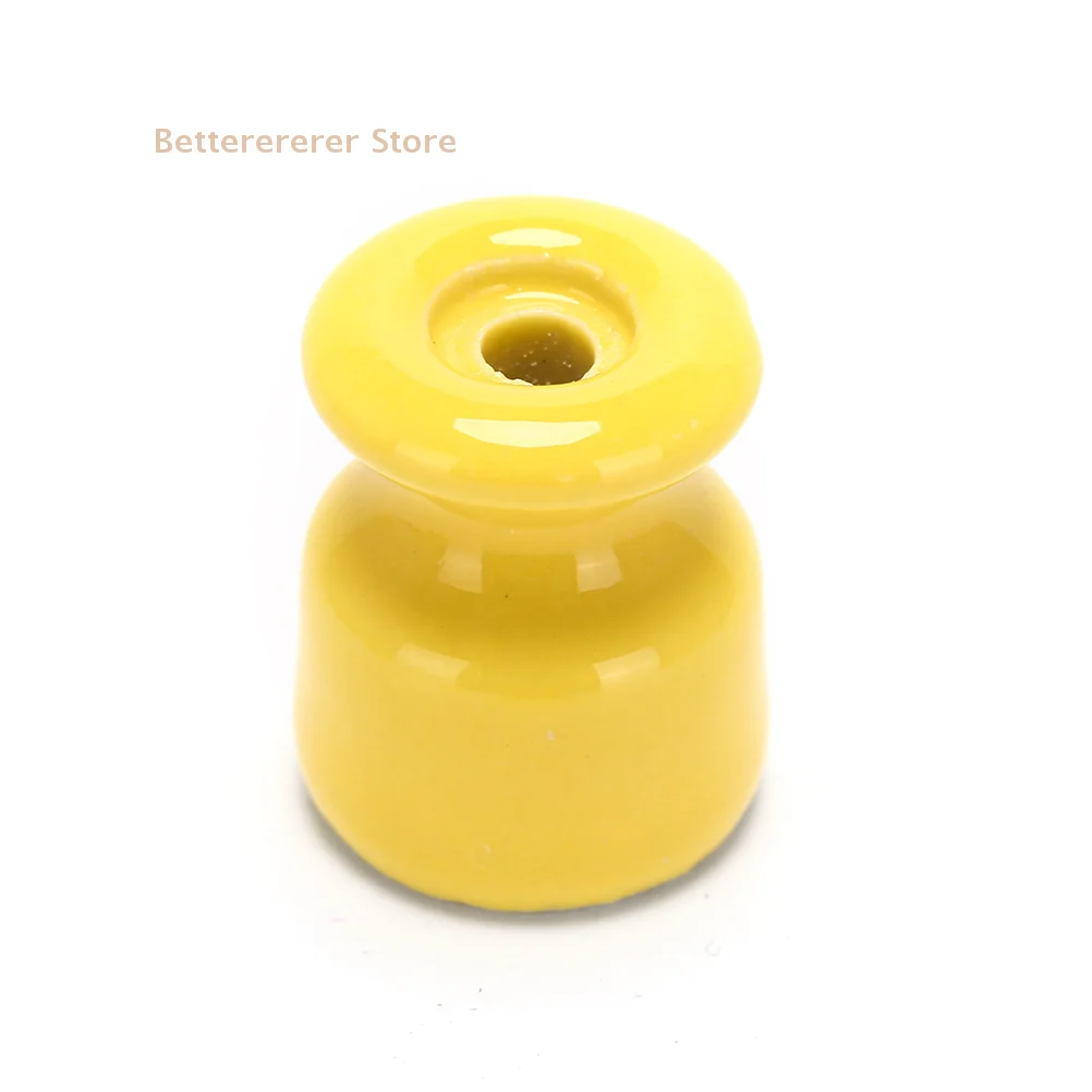 5Pcs/lot Porcelain Insulator for Wall Wiring Ceramic Insulators
