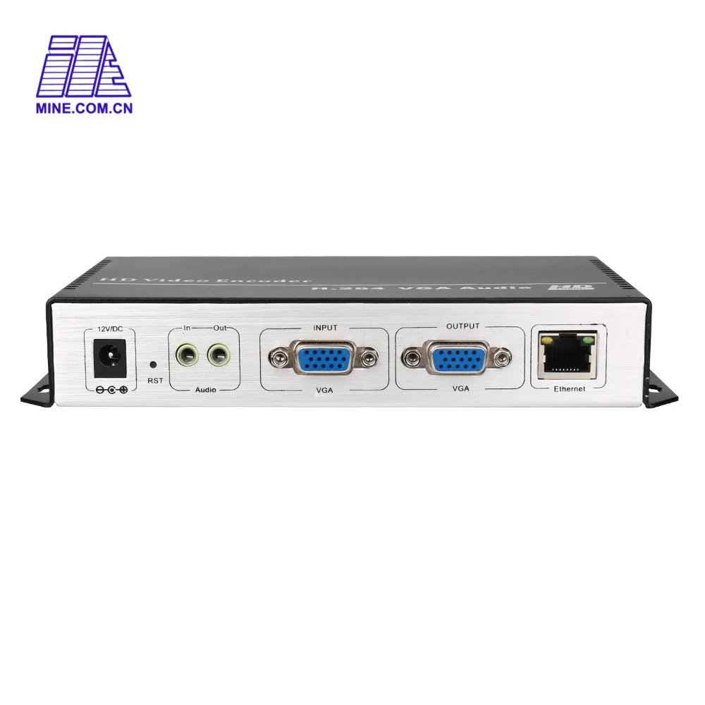 VGA Encoder H.265 H.264 Full HD VGA to RTSP RTMP Encoder with VGA Loop Out