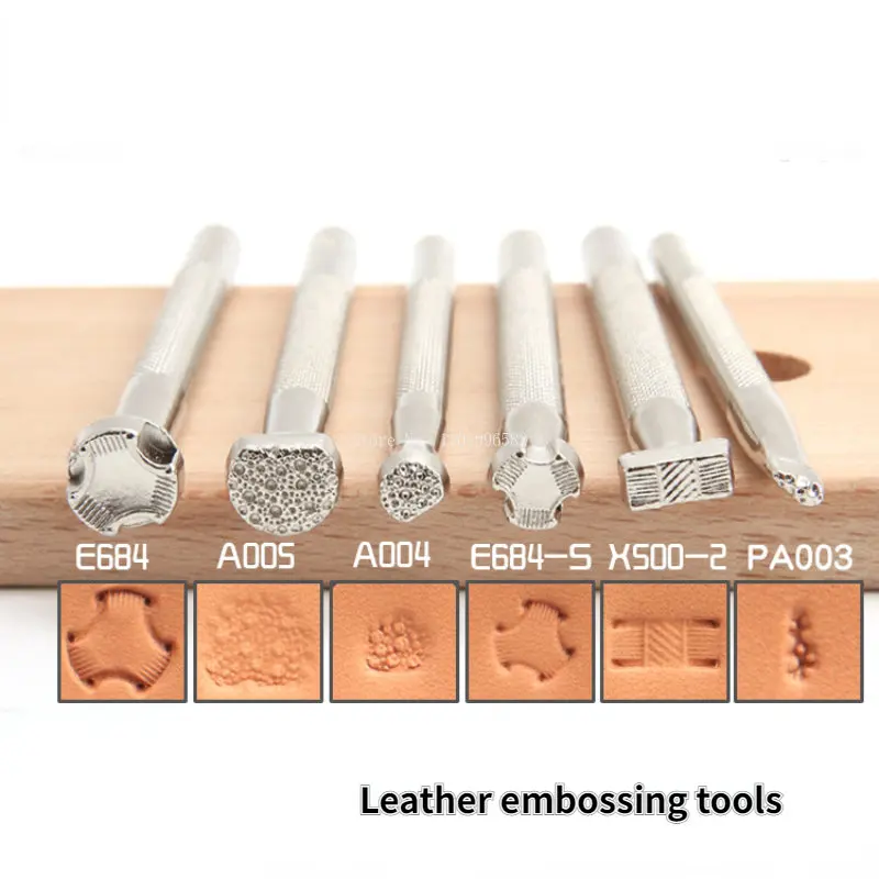 Leather Carving Process Special Embossing Tool Leather Embossing Punch DIY Leather Goods Carving Fish Skin Texture Making Tools