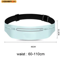 HOMEFISH Sports Waist Pack Fanny Pack Wallet Adjustable Men Women Running Pouch Belt Portable Phone Holder Gym Bum 5