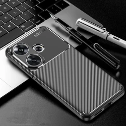 For Xiaomi Poco F6 Cases For Xiaomi Poco F6 5G Cover Shockproof Silicone Luxury TPU Protective Phone Cover For Xiaomi Poco F6