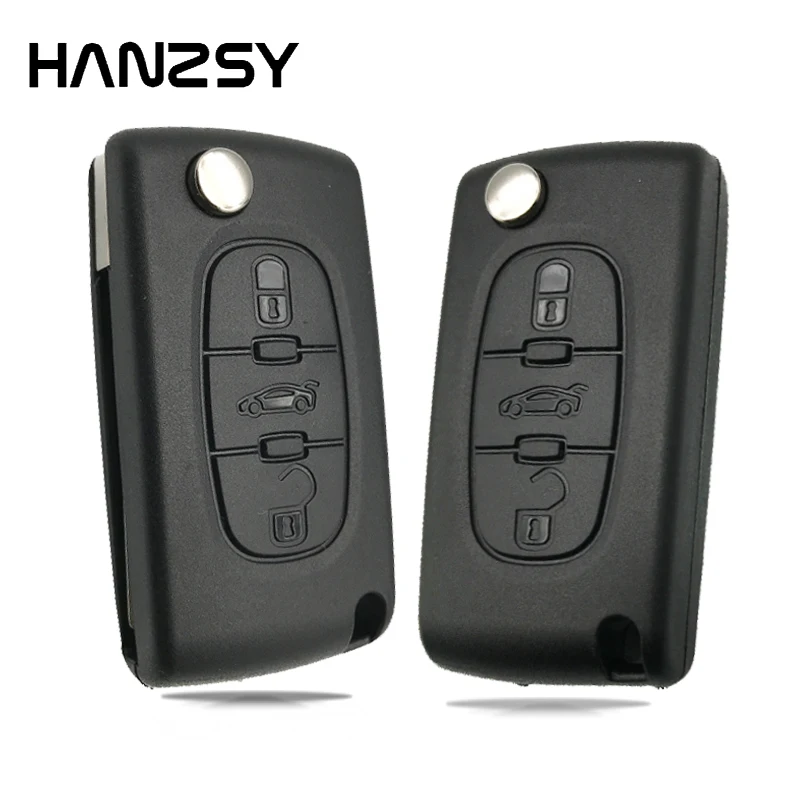 3 taste Remote Key Fall Für peugeot 408 308 207 208 407 406 208 307 408 partner CE0536/CE0523 ersatz Auto schlüssel shell Fob