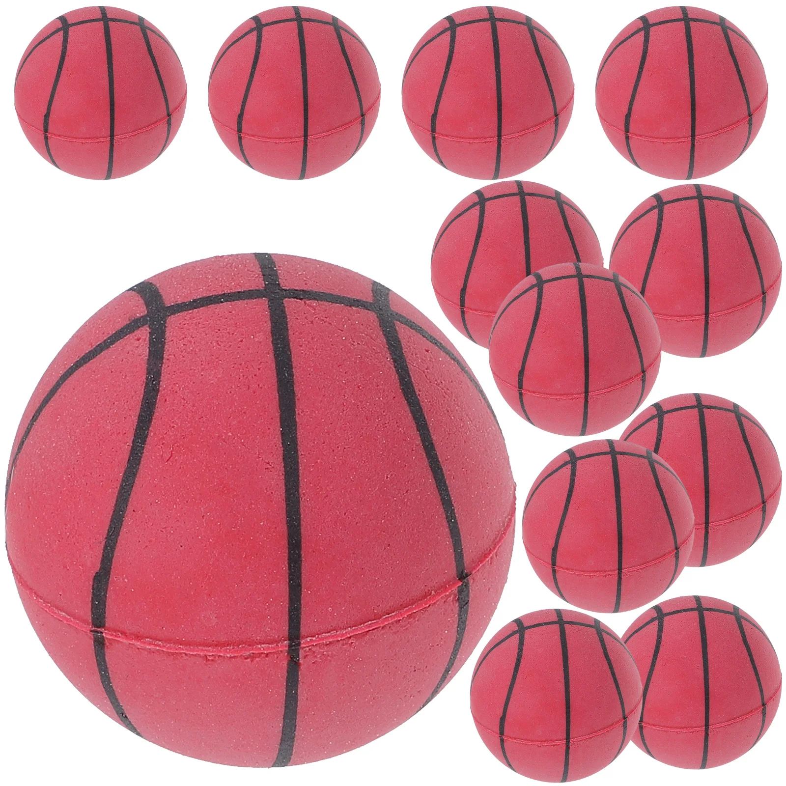 12 Uds Mini pelotas de baloncesto para niños juguete malabarismo juguetes pequeños espuma niños cerebro educativo colorido