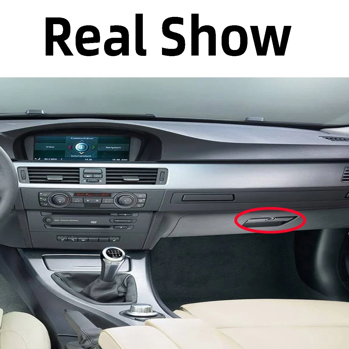 1/2PCS Upper Lower Glove Box Lock Pull Handle Latch Catch For BMW