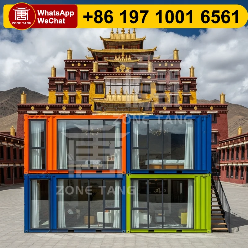 

Library Waterproof Prefab Container System Container House Prefab Home Long Life Solar Ready Container Buildings Manufacturer