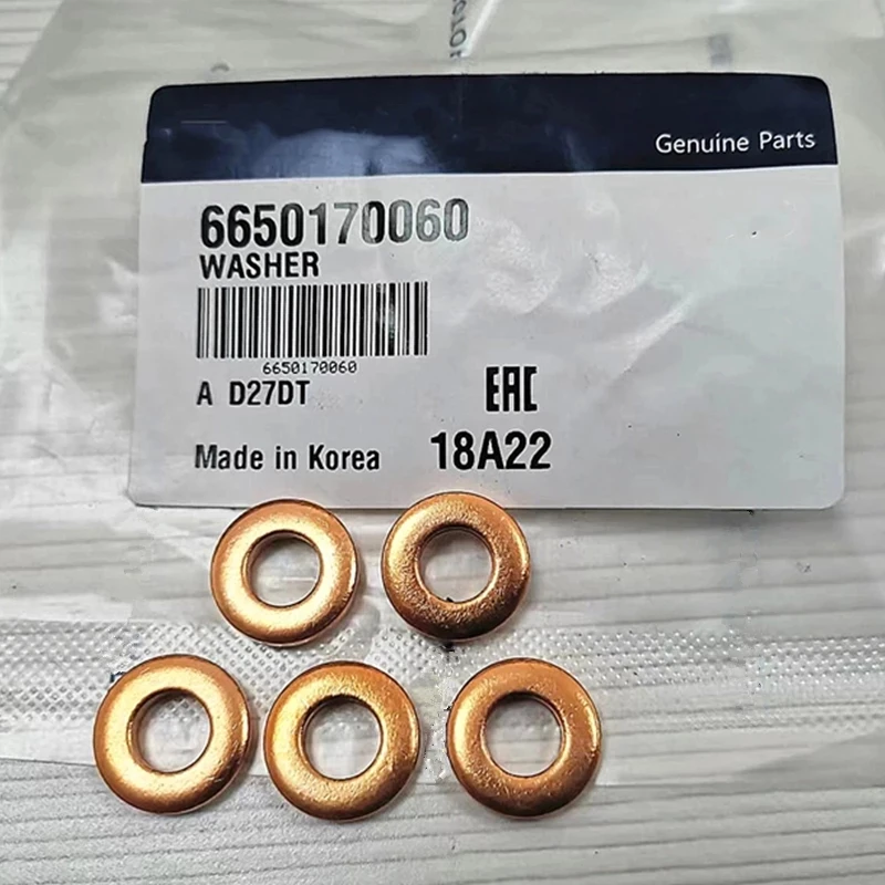 GENUINE FOR SSANGYONG ACTYON SPORTS 100 2.0 L TD FUEL INJECTOR BOLTS + WASHER SET OEM 6650170060 6659901001