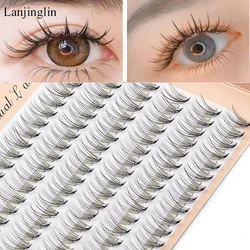 Individual Lashes 3/6 Rows Bundles Eyelash Extension Natural Eyelashes Individual Cluster Spikes Lashes Premade Cilia maquiagem