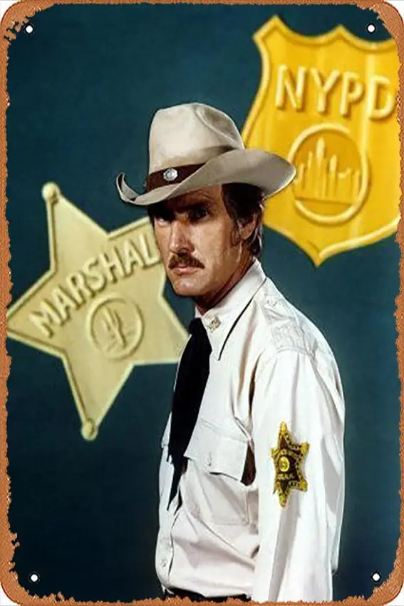 Metal Tin Sign 8 X 12 Inch - Dennis Weaver - Poster Metal Plaque Cafe, Bar, Home Wall Decor sign